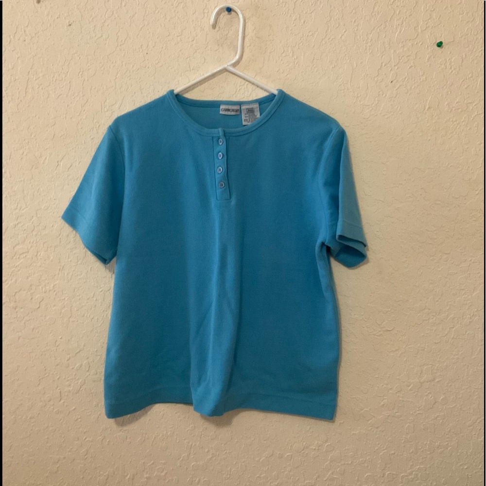 Blue Quarter Button Down Shirt